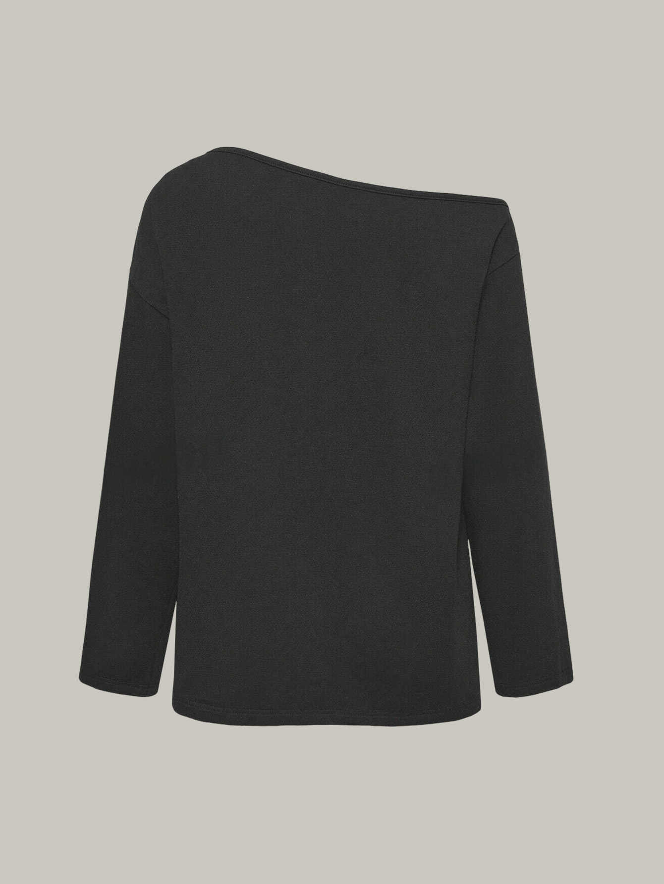 ややスリムな肩のラインが特徴の無地ルーズフィット長袖トップス - Base Layer Top のレビューと価格