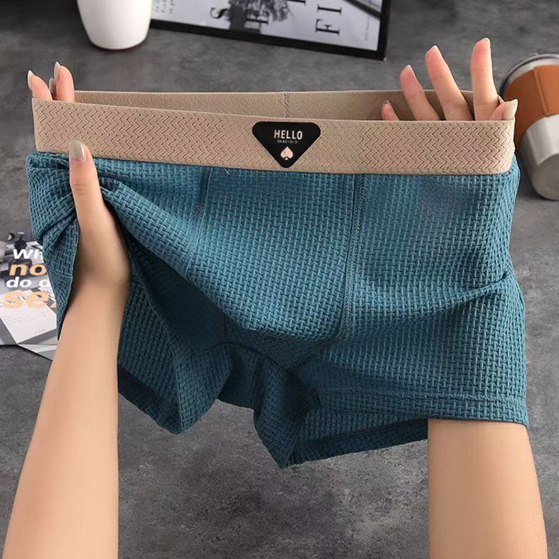 4 個メンズボクサーパンツアイスシルク下着プラスサイズパンツ - Multi Pack Underwear のレビューと価格