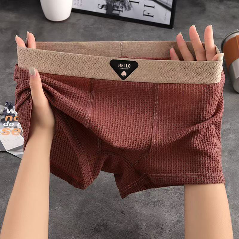 4 個メンズボクサーパンツアイスシルク下着プラスサイズパンツ - Multi Pack Underwear のレビューと価格