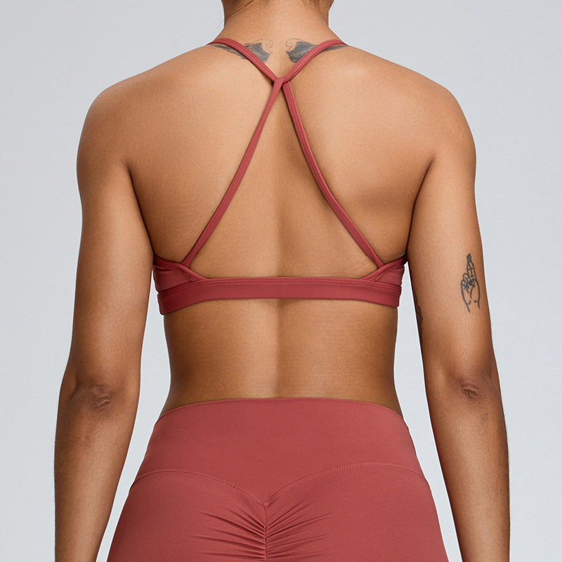 女性のためのシームレスなスポーツブラ,セクシーな背中の下着, - Quick Dry Underwear のレビューと価格