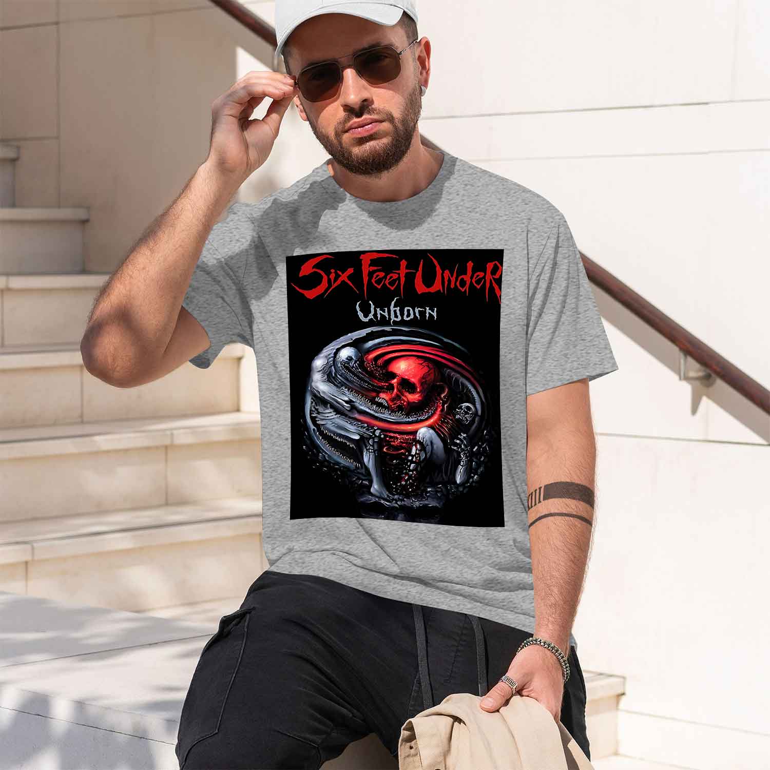 Six Feet Under – Unborn back 2 - Undershirt Crew Neck のレビューと価格