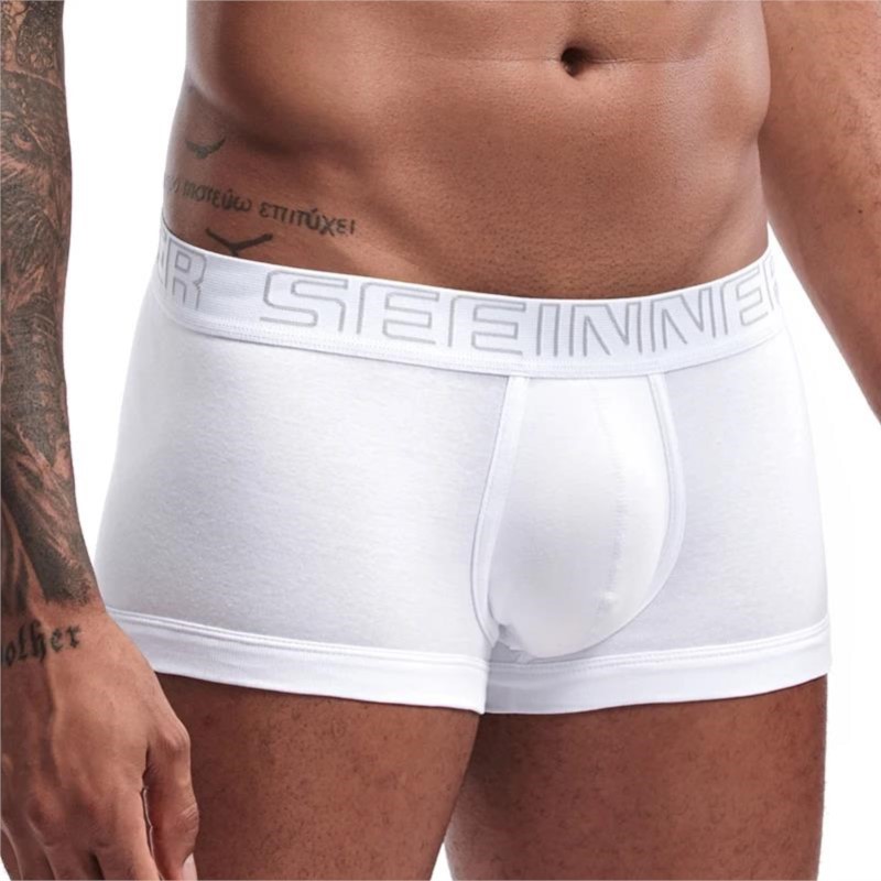 Seeinner メンズ ボクサーパンツ コットン U 凸ポ - Boxer Brief Pack Cotton のレビューと価格