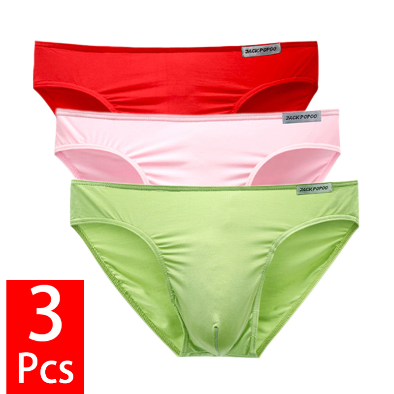 3 ピース/ロットメンズ下着モーダル高品質ソフトブリーフ通気 - Multi Pack Underwear のレビューと価格