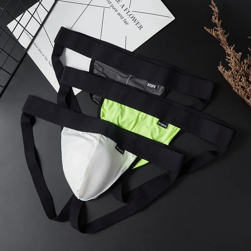 メンズアイスシルクジョックストラップダブルウエストバンドアス - Jockstrap Athletic のレビューと価格